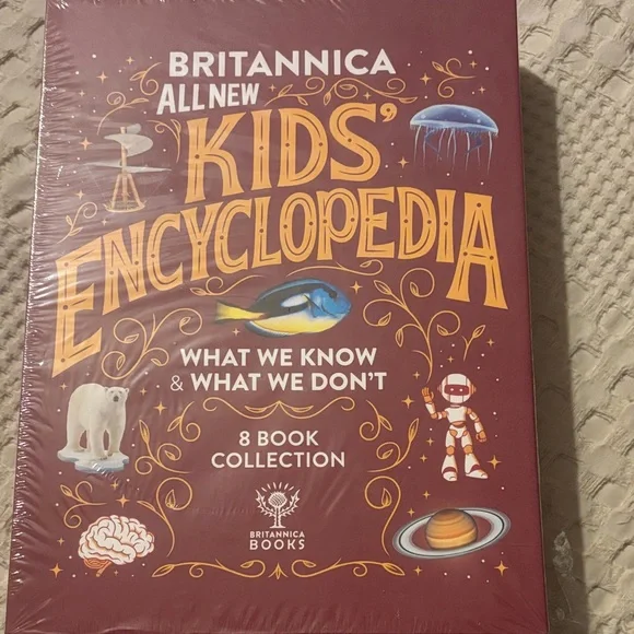 NIB Britannia All New Kids Encyclopedia 8 Book Collection 2023 - Picture 1 of 4